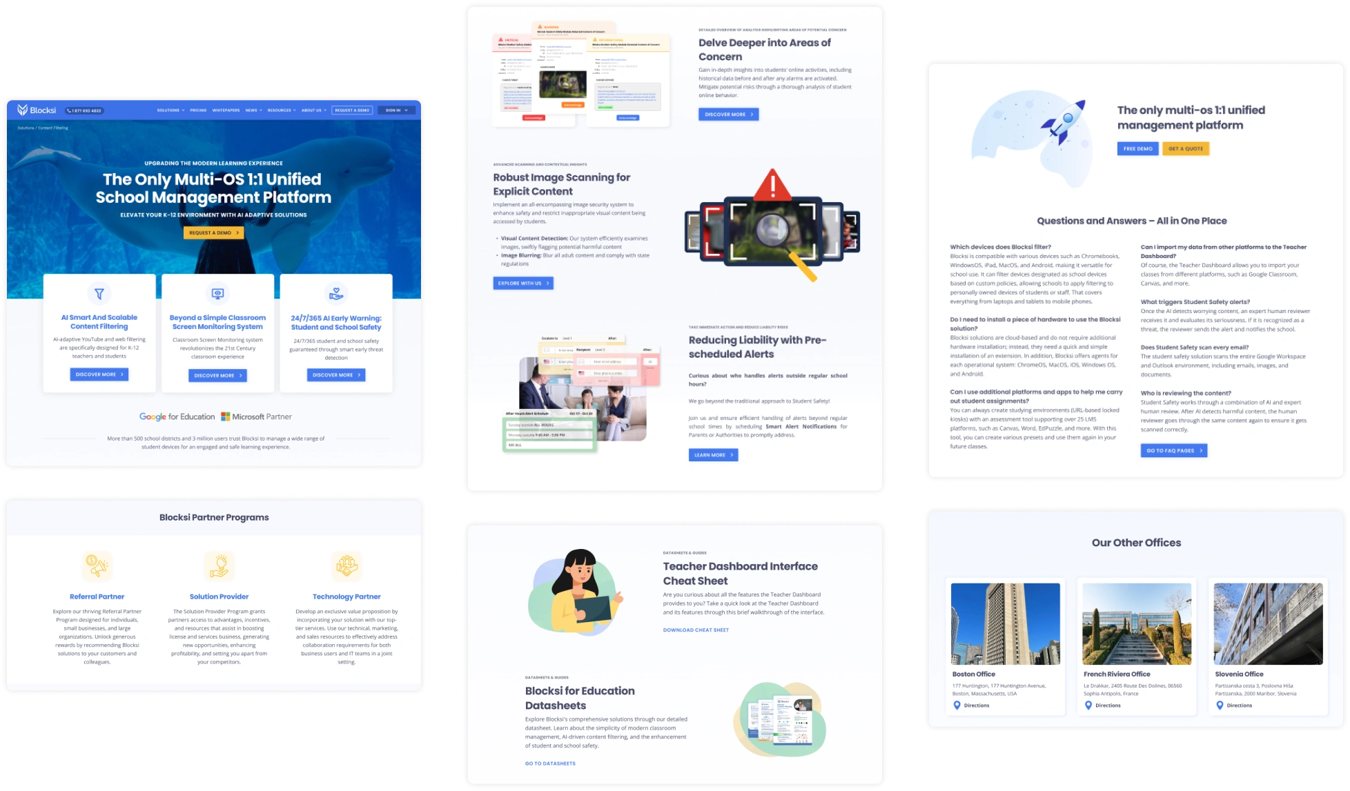 Blocksi website redesign